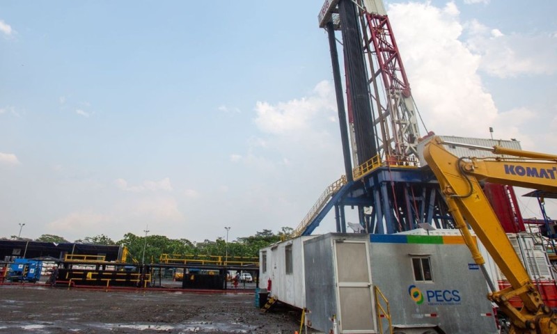 La disminución responde, en parte, al agotamiento natural de campos maduros / Foto: cortesía Petroecuador