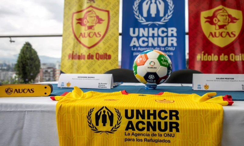 Aucas y ACNUR buscan promover la empatía y solidaridad hacia las personas que no han tenido más opción que salir de sus países / Foto: cortesía Aucas