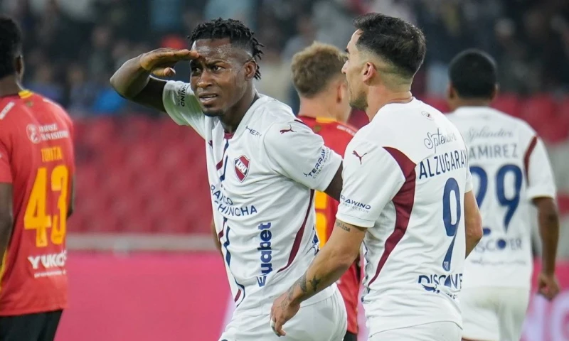 Leonel Quiñóñez anotó el segundo gol de Liga / Foto: cortesía Liga de Quito