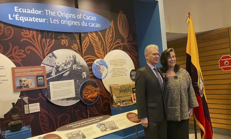 La exposición en Ottawa durará 6 meses / Foto: cortesía Cancillería 