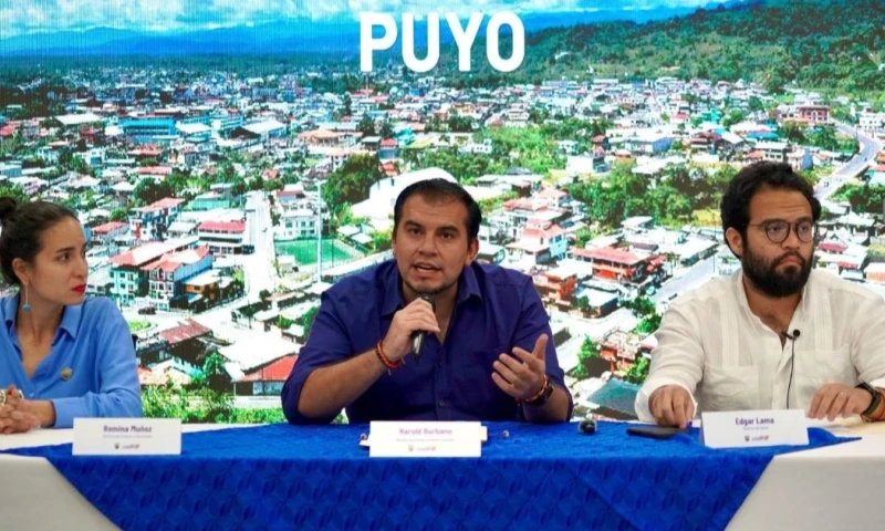 Harold Burbano, ministro encargado de Inclusión Económica y Social (MIES), lideró el Gabinete Social / Foto: cortesía MIES