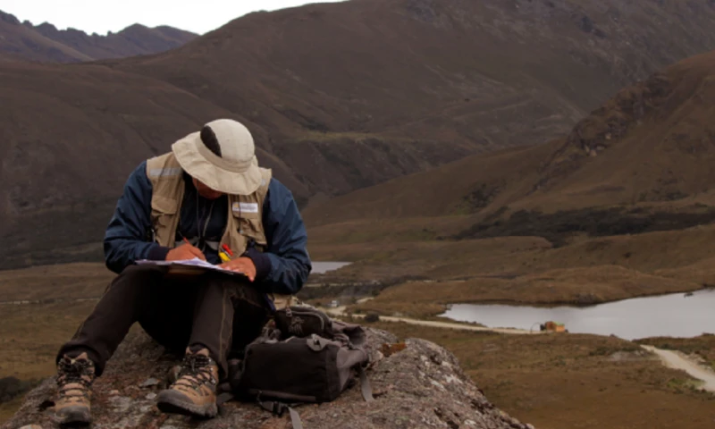 IIGE inicia el levantamiento de información geológica en 3 provincias / Cortesía del Instituto Geológico y Energético (IIGE)