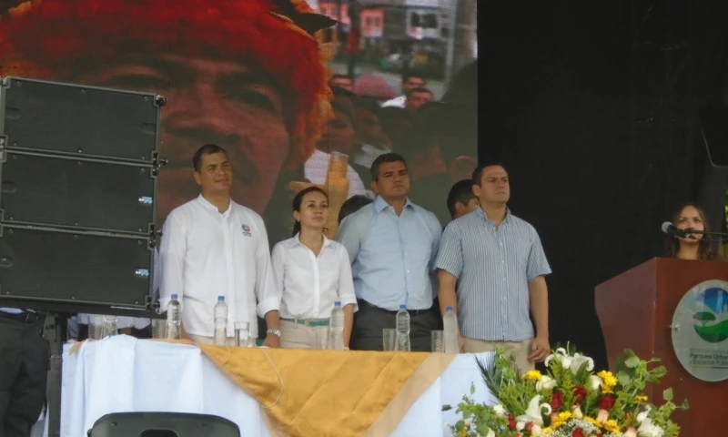 Se inauguró el Parque Turístico Nueva Loja - Foto: Radios Sucumbios