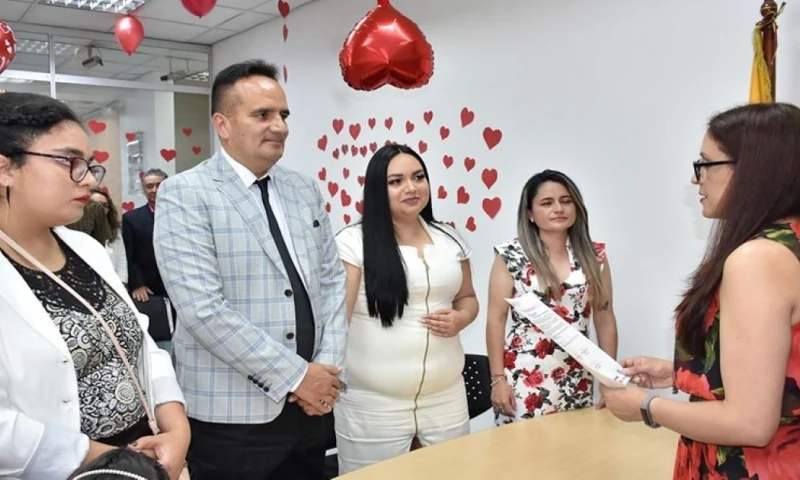 Además, en enero se realizaron 3.870 bodas a nivel nacional; y, durante el 2022, más de 50 mil / Foto: cortesía Registro Civil 