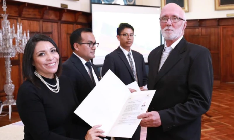 La ceremonia tuvo lugar en los salones de la Cancillería / Foto: cortesía Cancillería