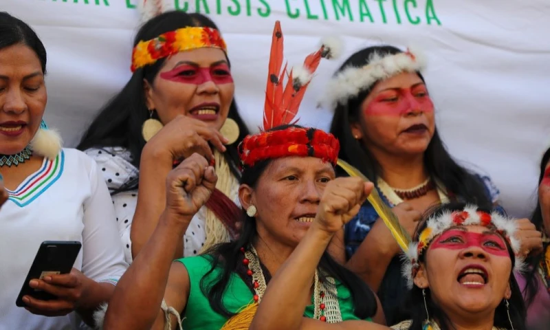 El Campamento Tierra Libre es organizado por la Articulación de los Pueblos Indígenas de Brasil / Foto: EFE