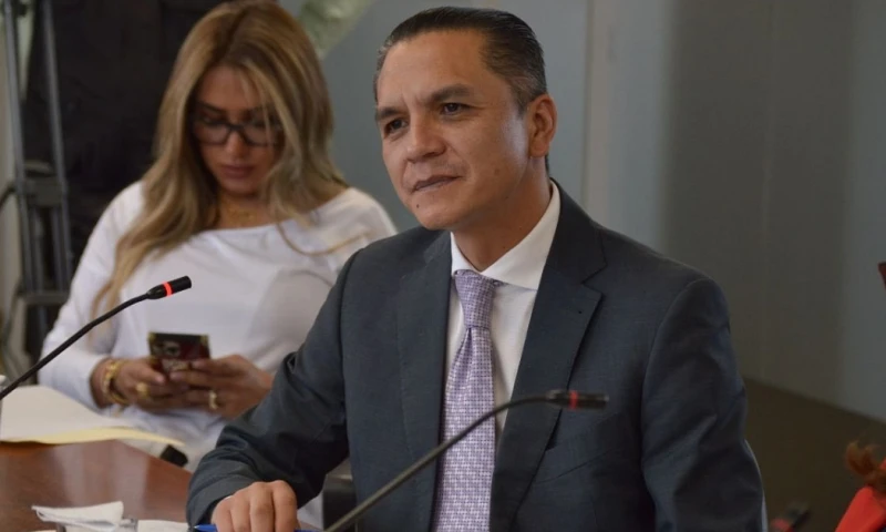 El presidente del Consejo de la Judicatura, Wilman Terán, compareció a la Asamblea Nacional/ Foto: Cortesía Judicatura