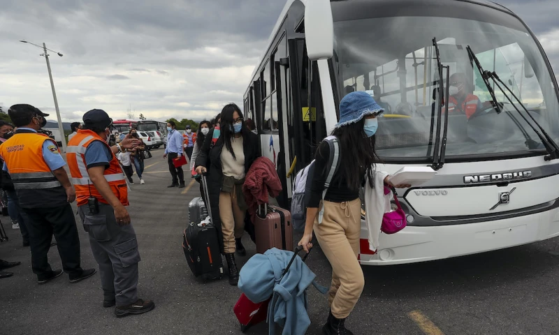 La Cancillería reportó 519 nacionales retornados y 255 fuera de la zona del conflicto / Foto: EFE