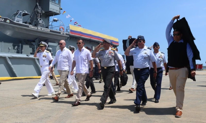 Las declaraciones se dieron en el marco de la incorporación del BAE Jambelí / Foto: cortesía Armada del Ecuador