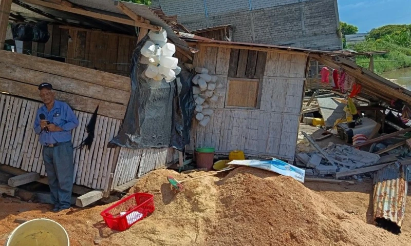 Entre los daños materiales hay afectaciones a 1.150 inmuebles / Foto: EFE