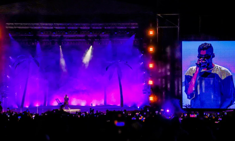 El Estadio Olímpico Atahualpa de la capital ecuatoriana se llenó y se entregó al espectáculo del puertorriqueño / Foto: EFE