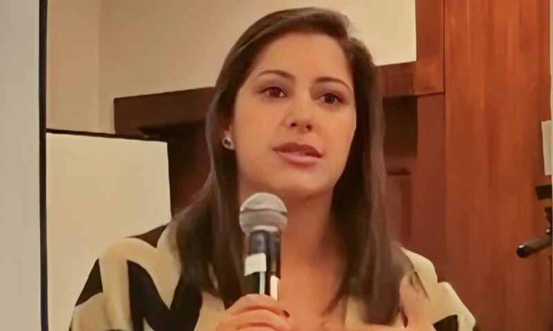 Carolina Orozco, presidenta del directorio de la Cámara de Minería del Ecuador, analizó la nueva tasa / Foto: cortesía Carolina Orozco