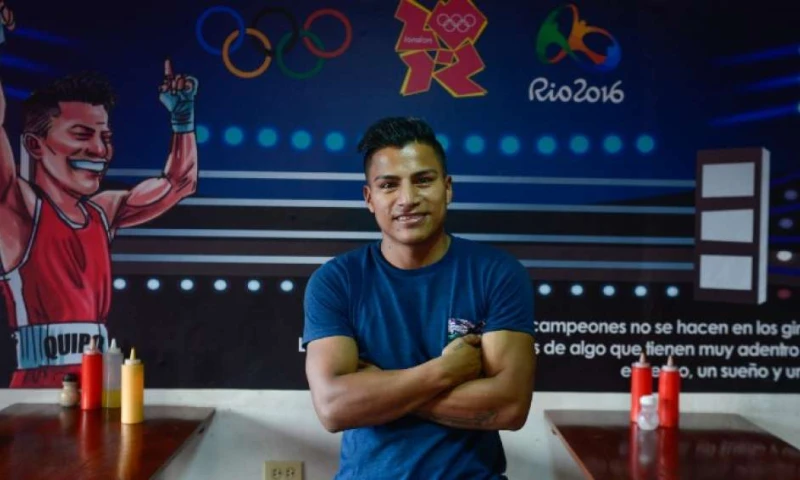 Quipo consiguió un diploma olímpico en los Juegos de Río 2016, en la división de los 49 kilogramos. Foto: El Telégrafo
