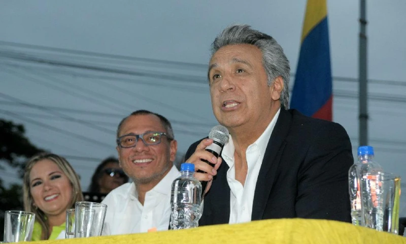PERSONAJE. Moreno fue Vicepresidente de Rafael Correa. 