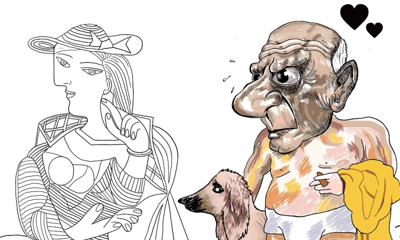 La exposición "Picasso entre Nosotros", curada por dibujantes brasileños, cuenta con 220 obras de muy diferentes estilos / Foto: EFE