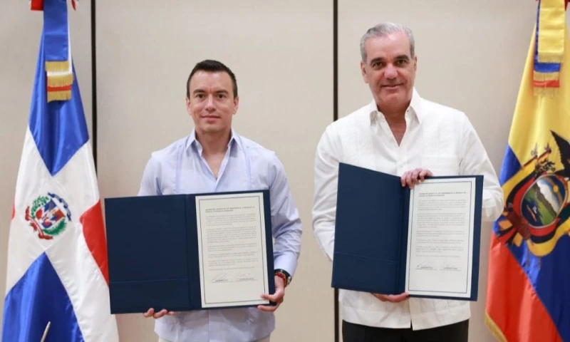 El eje central del encuentro fue la decisión de las cancillerías de iniciar formalmente las gestiones para un Acuerdo Comercial de Alcance Parcial / Foto: cortesía Daniel Noboa