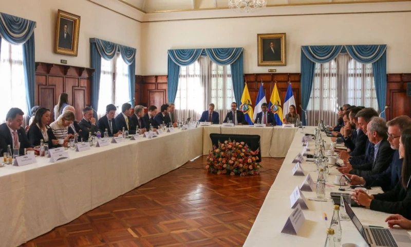 Uno de los ejes destacados durante las reuniones fue el interés en proyectos vinculados con transición ecológica y producción sostenible / Foto: cortesía Pro Ecuador
