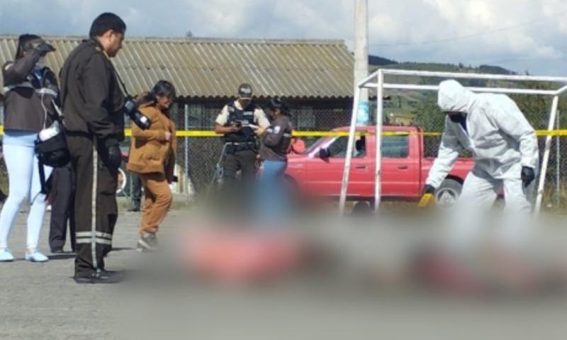 Dos hombres fueron linchados y quemados en Cotopaxi / Foto: Cortesía Policía Nacional