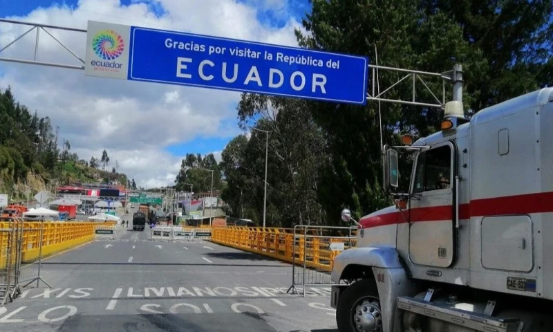 El bloqueo comenzó tras la imposición por parte de Ecuador de una tasa de seguridad a productos colombianos / Foto: cortesía El Universo