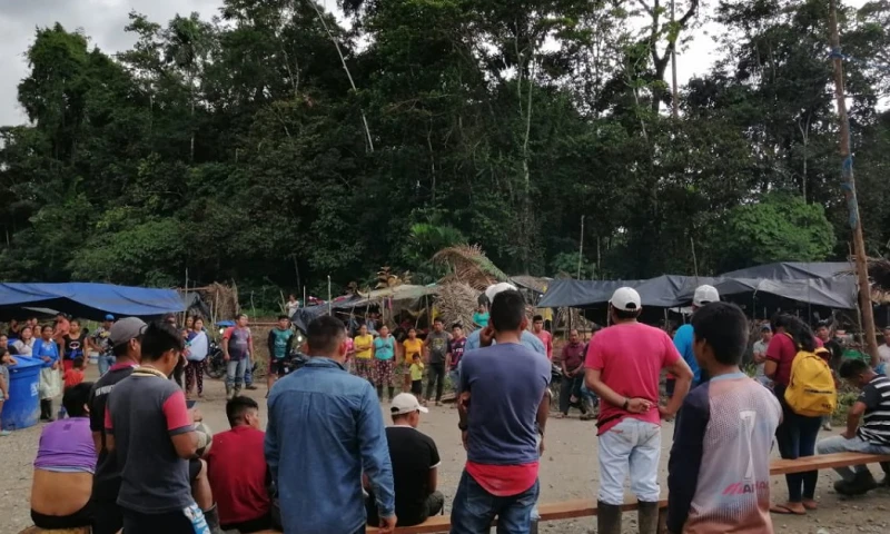 Las protestas en el Bloque 12 comenzaron el 10 de mayo/ Foto: cortesía de la Confeniae