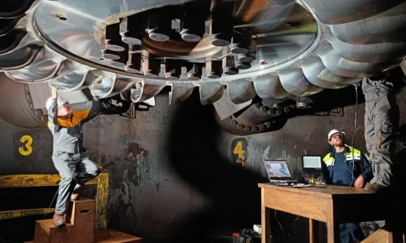 La central Molino alcanzó nuevamente su máxima disponibilidad operativa de 1.100 megavatios (MW) / Foto: cortesía Celec