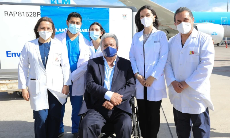 Ecuador recibe 300.000 vacunas, de dos millones adquiridas a la china Sinovac / Foto: EFE