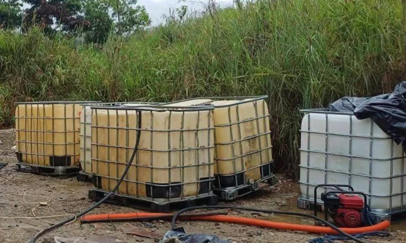 Las economías ilegales vinculadas a la minería clandestina recibieron un nuevo golpe en el sur del Ecuador. / Foto: Ejército de Ecuador