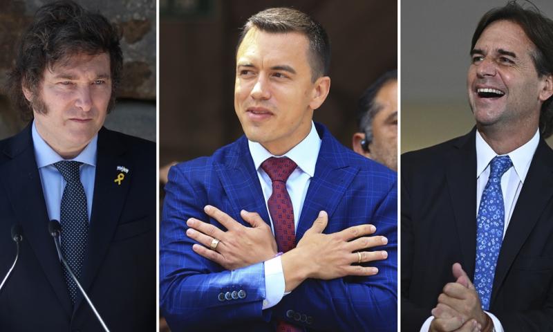 Noboa cuenta con el apoyo del 62,5 % de los encuestados y el rechazo del 31,2 %  / Foto: EFE 