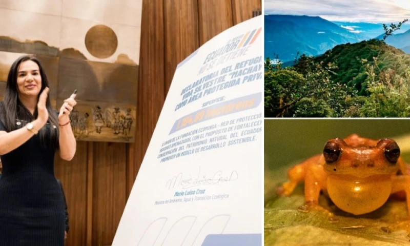 El Refugio de Vida Silvestre Machay está ubicado en Baños de Agua Santa / Foto: cortesía MAATE