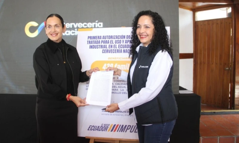 Holcim será la primera en el mundo en producir concreto con agua reciclada / Foto: cortesía MAE