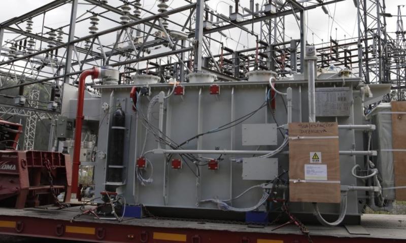Cada transformador cuenta con una capacidad de entre 12 y 20 Megavoltio Amperios (MVA) / Foto: cortesía Ministerio de Energía y Minas