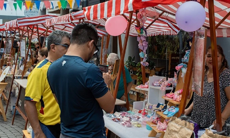 En la zona se levantarán sendos corredores navideños / Foto: cortesía Municipio de Guayaquil