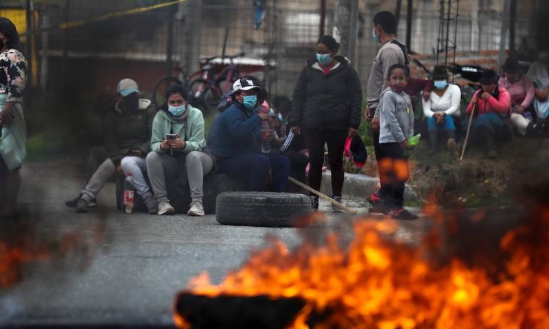 Violencia en Quito marcó jornada de protesta contra el gobierno / Foto: EFE