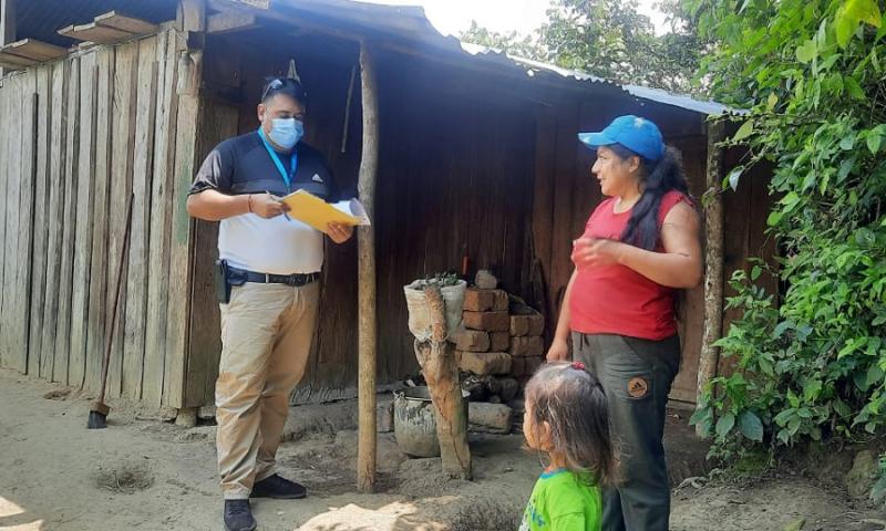 El MIES constata los servicios de desarrollo infantil en Palanda / Foto: cortesía MIES