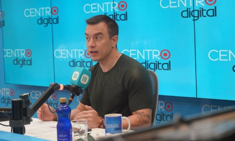 En el plano interno, Noboa destacó los resultados de las recientes medidas adoptadas por su Gobierno / Foto: cortesía Radio Centro