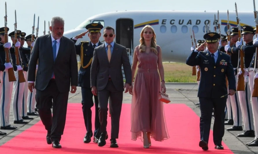 Noboa se reúne con presidente electo de Colombia antes del cambio de Gobierno