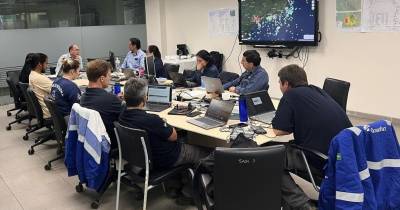 El Comité de Crisis de Petroecuador se reunió con expertos internacionales / Foto: cortesía Petroecuador