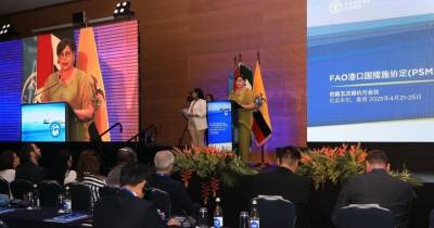 El mayor convenio internacional contra la pesca ilegal dio inicio este lunes en Manta / Foto: cortesía FAO Ecuador