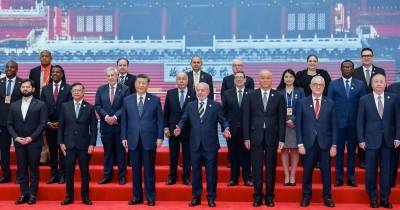 La ministra de Economía y Finanzas, Sariha Moya, encabezó la delegación / Foto: cortesía Embajada de Ecuador en China