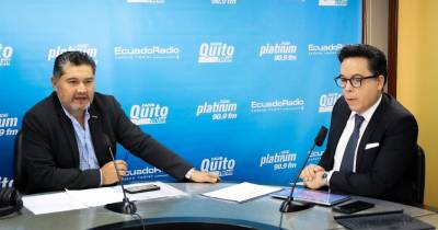 El superintendente de Bancos, Roberto Romero, fue entrevistado en radio Platinum / Foto: cortesía Superintendencia de Bancos