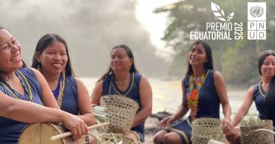 El PNUD reconoció a la Fundación Hakhu Amazonía, liderada por indígenas kichwas de la provincia ecuatoriana de Napo / Foto: cortesía PNUD