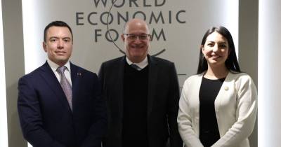 Noboa participa en el Foro Económico Mundial / Foto: cortesía Presidencia 