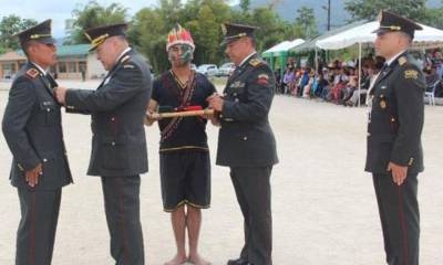 Desde 1981, los iwias se convirtieron en la fuerza indígena más letal del ejército nacional, bajo el mando militar del coronel Gonzalo Barragán / Foto: cortesía Ejército