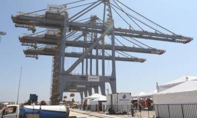 DP World Posorja iniciará operaciones, en agosto próximo, con dos megabuques de la ruta Eurosal (Europa) y un barco pequeño. Foto: Expreso