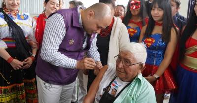 El lanzamiento oficial se realizó ayer en Cayambe / Foto: cortesía Ministerio de Salud