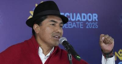 Iza señaló que no ve posibilidad de respaldar al presidente Daniel Noboa en la segunda vuelta / Foto: cortesía 