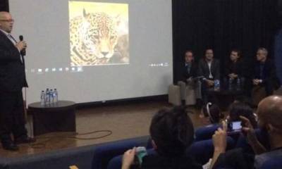 El libro 'Mamíferos de la Reserva Biológica del Río Bigal, Amazonía del Ecuador' fue presentado en la Alianza francesa de Quito. Foto: El Comercio
