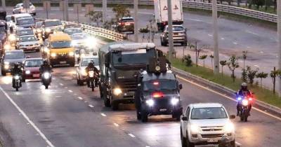En el dispositivo de seguridad participaron las Fuerzas Armadas, la Policía Nacional y la AMT / Foto: cortesía CNE