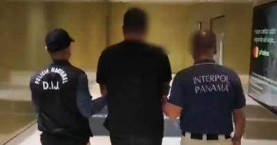La aprehensión del sujeto se dio en el Aeropuerto Internacional de Tocumen / Foto: cortesía Interpol