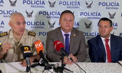 Salinas detalló que en Ecuador existen 251 unidades judiciales y 200 fiscalías que actualmente cuenta con la protección de 186 agentes / Foto: cortesía Policía Nacional
